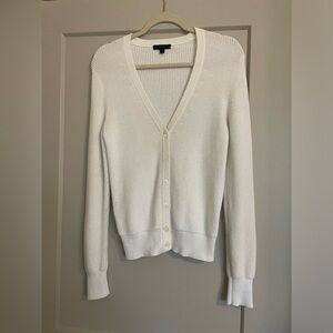 Jcrew white cardigan size S